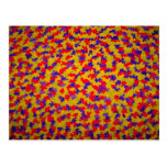 Postal del rompecabezas del color