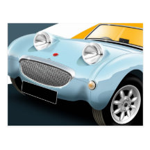 Postal del Sprite de Austin Healey
