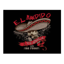 Postal del Tequila del EL Bandido