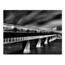 Postal del tren de carga