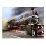 Postal del tren que apresura