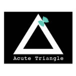 Postal del triángulo agudo