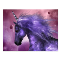 Postal del unicornio