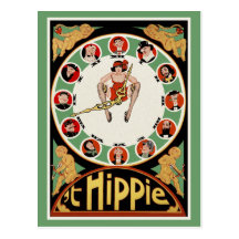 Postal del vintage:   'Hippie de t de C. Verschuur