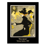 Postal: Diván Japonais por Toulouse-Lautrec