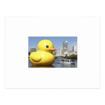 postal ducky de goma gigante