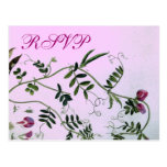 Postal dulce del boda del Victorian de RSVP