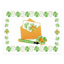 Postal-Envío de amor irlandés