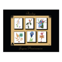 postal feliz cumpleaños Florilegio