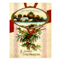 Postal feliz de Christmastide
