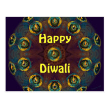 Postal feliz de Diwali