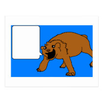 Postal feliz del oso tarjetas postales