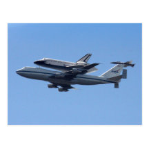 Postal final del vuelo del esfuerzo del transborda