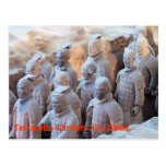 POSTAL - guerreros Xián China de la terracota tarjetas postales