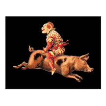 Postal insana del payaso