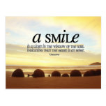 Postal inspirada de la sonrisa