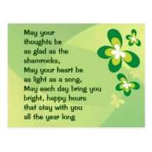 Postal irlandesa de la bendición