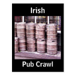 Postal irlandesa del arrastre de Pub