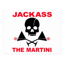 Postal - JACKASS, el Martini