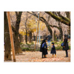 Postal japonesa linda de la foto