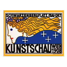 Postal: Kunstschau Wien por Loffler