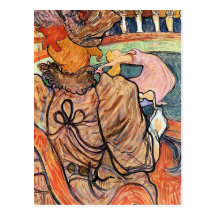 Postal:   Lautrec - arte francés - Nouveau Cirque