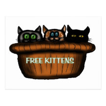 Postal libre de los gatitos