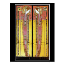 Postal: Los paneles bordados de Margaret Macdonald