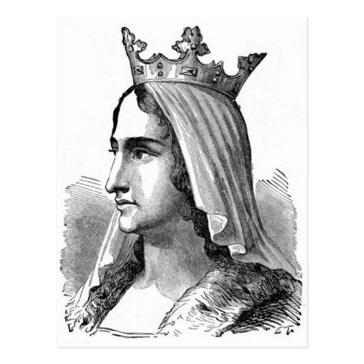 Postal medieval de la reina