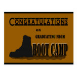 Postal militar de la graduación de Boot Camp