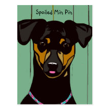 Postal mínima estropeada del Pin