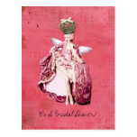 Postal nupcial de coronación de la invitación de l