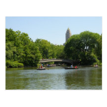 Postal NYC de Manhattan del Central Park del puent