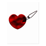 Postal pintada del corazón