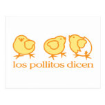 Postal por Los Pollitos Dicen