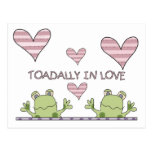 Postal-Rana Toadally en amor