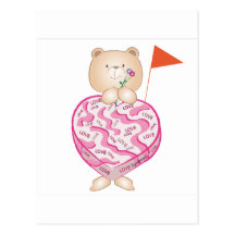 Postal rosada de Beary