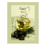 postal rústica del aceite de oliva