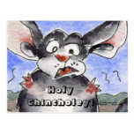 Postal santa del dibujo animado de Chincholey