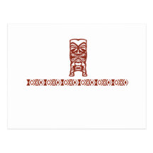 Postal tribal de Tiki