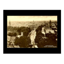 Postal vieja, balneario real de Leamington