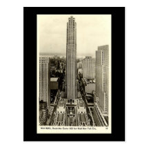 Postal vieja, centro de Rockefeller, New York City