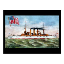 Postal vieja - USS Georgia