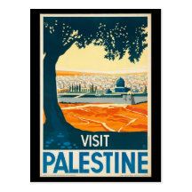 Postal-Vintage Viaje-Palestina