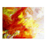 Postales abstractas del arte de la pintura