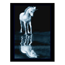 postales de las reflexiones del unicornio