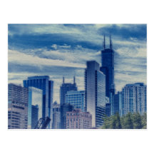 Postales de París y de Chicago