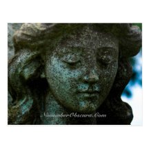 Postales del ángel del cementerio