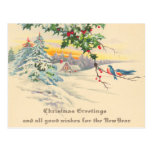 Postales del navidad del Victorian