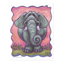 Postales lindas del elefante